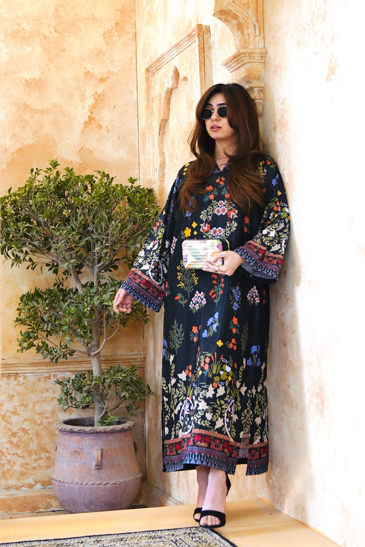 Safeena kaftan-2pc