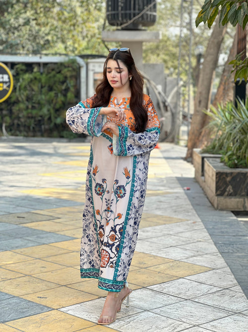 Amber kaftaan-2pc