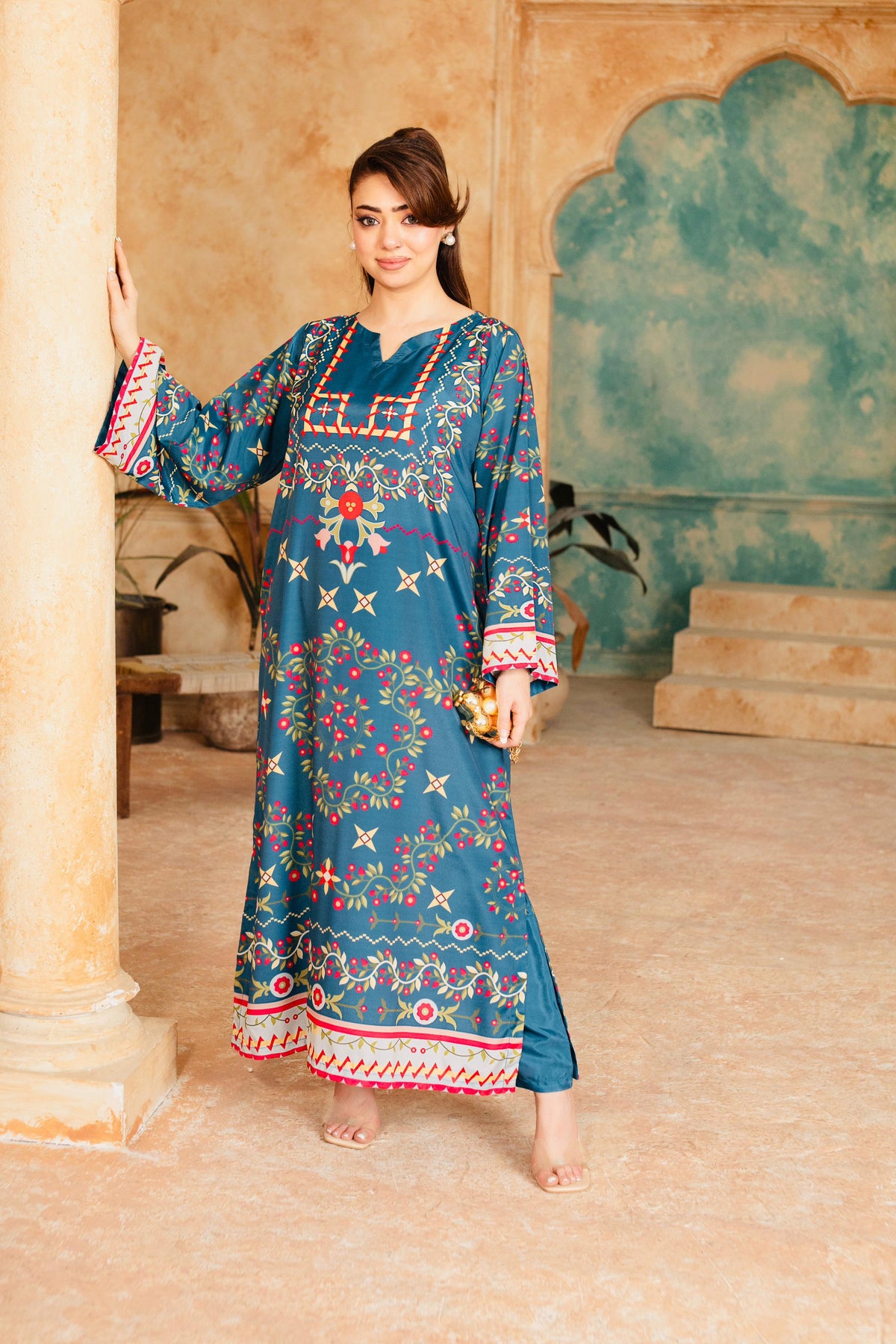 Zarqa Kaftan-2pc