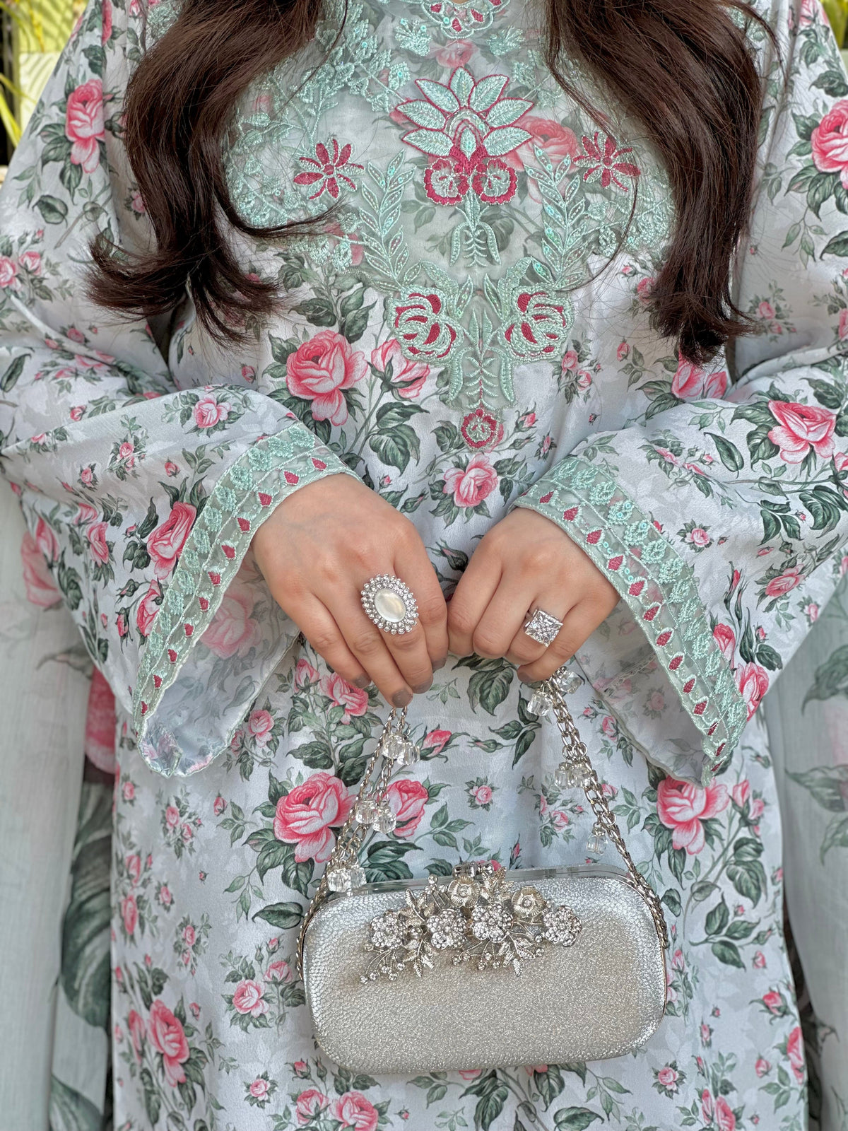 Zarmeena embroided kaftaan-3pc